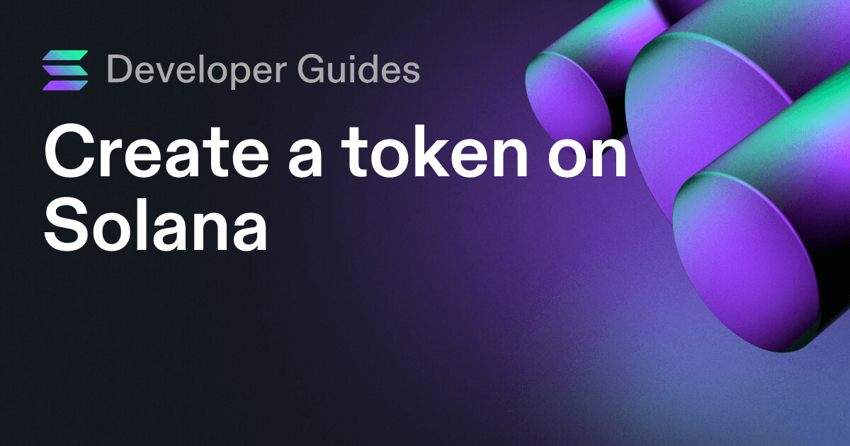 Create a token on Solana